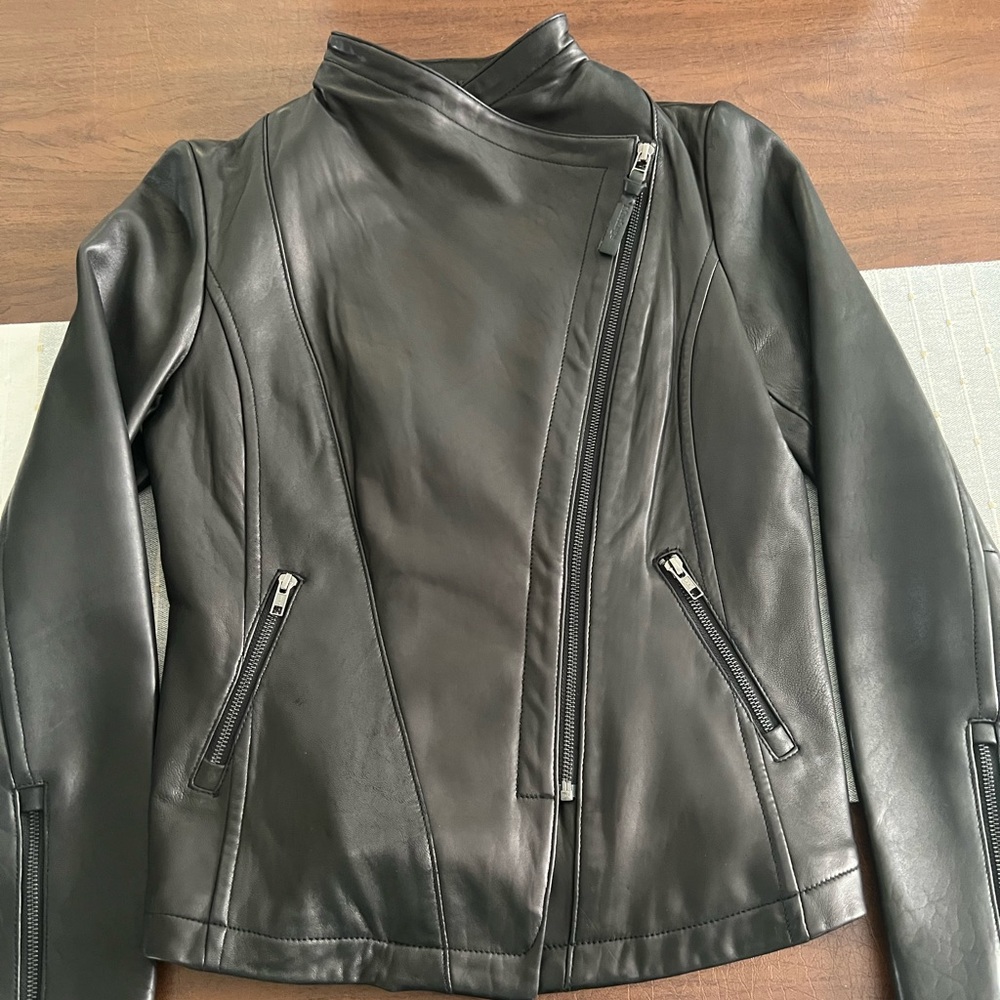 Mackage Black Moto Jacket
